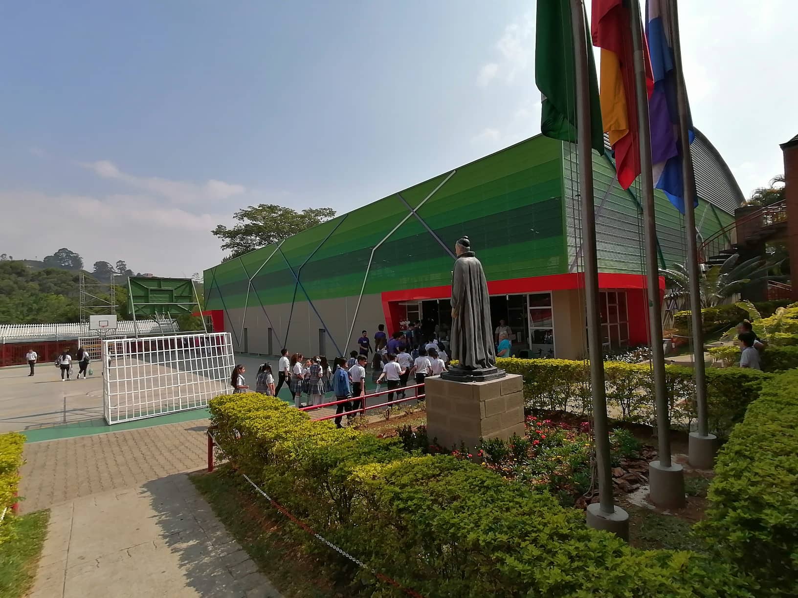 Inauguración obra polideportivo Colegio Manyanet Medellín